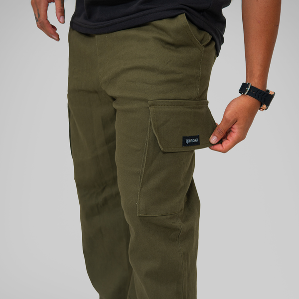 CARGO DRILL VERDE MILITAR