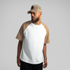 OVERSIZE RANGLAN BLANCO, CAMEL