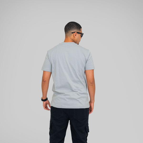 CAMISETA BASIC GRIS PLATA