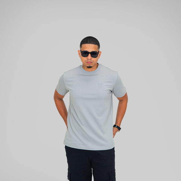 CAMISETA BASIC GRIS PLATA