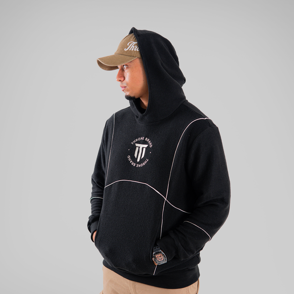 HOODIE TEJIDO NEGRO