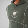HOODIE TEJIDO VERDE MILITAR