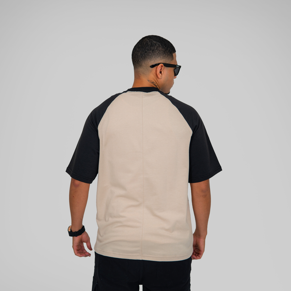 OVERSIZE RANGLANBEIGE, NEGRO