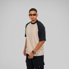 OVERSIZE RANGLANBEIGE, NEGRO
