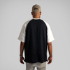 OVERSIZE RANGLAN NEGRO, BEIGE