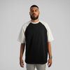 OVERSIZE RANGLAN NEGRO, BEIGE