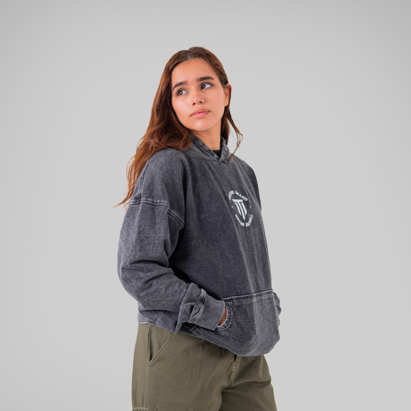 HOODIE ACID GRIS
